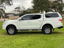 2016 Mitsubishi Triton GLS MQ MY16 4X4 Dual Range White