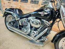 2013 HARLEY-DAVIDSON FAT BOY 103 (FLSTF) ROAD BLACK