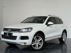 2013 Volkswagen Touareg V6 TDI 7P MY14 Four Wheel Drive Pure White