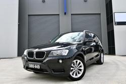 2012 BMW X3 xDrive20i F25 MY12.5 4X4 Constant Black