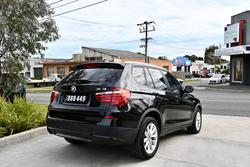 2012 BMW X3 xDrive20i F25 MY12.5 4X4 Constant Black