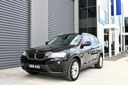 2012 BMW X3 xDrive20i F25 MY12.5 4X4 Constant Black