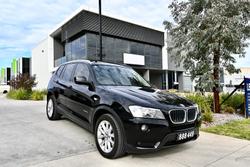 2012 BMW X3 xDrive20i F25 MY12.5 4X4 Constant Black