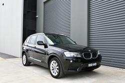 2012 BMW X3 xDrive20i F25 MY12.5 4X4 Constant Black