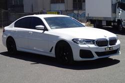2021 BMW 5 Series 530d M Sport G30 LCI WHITE