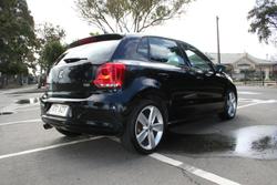 2013 Volkswagen Polo 77TSI Comfortline 6R MY14 Deep Black