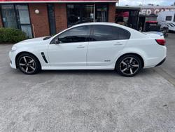 2016 Holden Commodore SV6 Black VF Series II MY16 Heron White