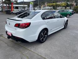 2016 Holden Commodore SV6 Black VF Series II MY16 Heron White