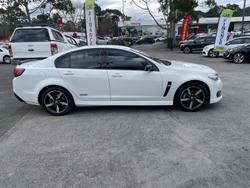 2016 Holden Commodore SV6 Black VF Series II MY16 Heron White