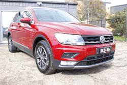 2016 Volkswagen Tiguan 132TSI Comfortline 5N MY17 Four Wheel Drive Ruby Red