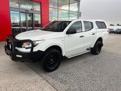 2017 Mitsubishi Triton GLX MQ MY17 4X4 Dual Range White