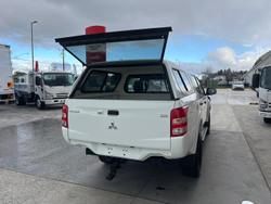 2017 Mitsubishi Triton GLX MQ MY17 4X4 Dual Range White