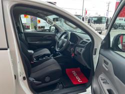 2017 Mitsubishi Triton GLX MQ MY17 4X4 Dual Range White