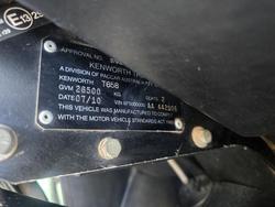 2010 Kenworth T600 Series