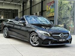 2019 Mercedes-Benz C-Class C200 A205 Obsidian Black