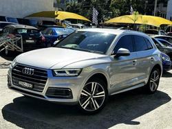 2017 Audi Q5 TDI design FY MY18 4X4 On Demand Florett Silver