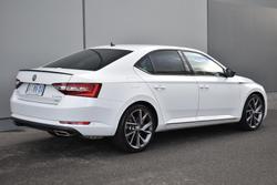 2017 SKODA Superb 206TSI SportLine NP MY18 4X4 Constant Moon White