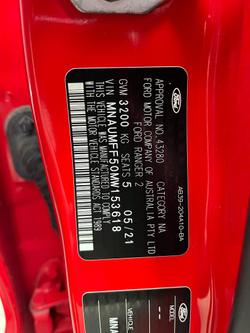 2021 Ford Ranger XLT Hi-Rider PX MkIII MY21.25 4x2 True Red