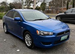 2010 Mitsubishi Lancer ES CJ MY10 Lightning Blue