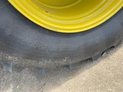 2020 John Deere S780 & 640D Front On Trailer Green