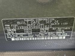 2024 Subaru
WRX