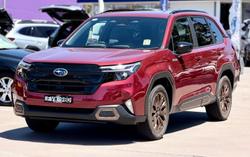 2025 Subaru Forester Hybrid Sport S6 MY26 AWD Crimson Red
