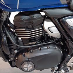 2025 Triumph SPEED 400 Caspian Blue / Storm Grey