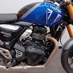 2025 Triumph SPEED 400 Caspian Blue / Storm Grey