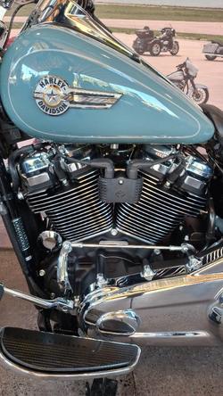 2024 Harley-davidson FLFBS FAT BOY S (114) SHARKSKIN BLUE