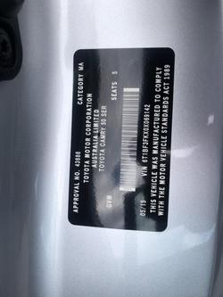 2015 Toyota Camry Altise