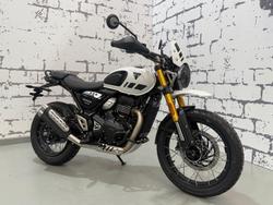 2025 Triumph Scrambler 400 XC Scrambler White