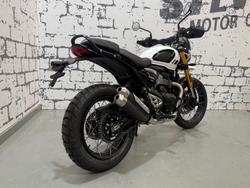 2025 Triumph Scrambler 400 XC Scrambler White