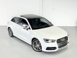 2016 Audi S3 8V MY16 Four Wheel Drive Glacier White