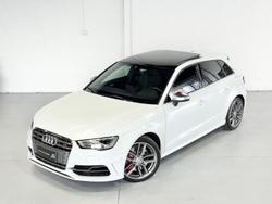 2016 Audi S3 8V MY16 Four Wheel Drive Glacier White