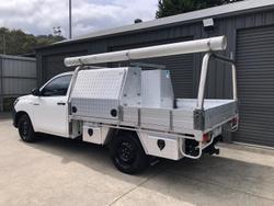 2015 Toyota Hilux Workmate TGN121R 4x2 Glacier White