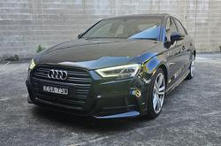 2017 Audi A3 S line 8V MY17 Four Wheel Drive Brilliant Black