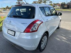 2014 Suzuki Swift GL FZ MY14 Snow White