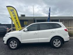 2012 Hyundai Santa Fe SLX CM MY12 4X4 On Demand Vanilla White