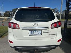 2012 Hyundai Santa Fe SLX CM MY12 4X4 On Demand Vanilla White