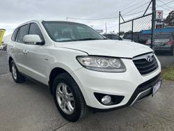 2012 Hyundai Santa Fe SLX CM MY12 4X4 On Demand Vanilla White