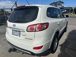 2012 Hyundai Santa Fe SLX CM MY12 4X4 On Demand Vanilla White