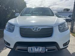 2012 Hyundai Santa Fe SLX CM MY12 4X4 On Demand Vanilla White