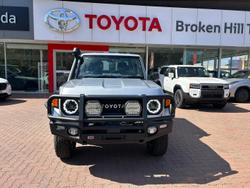 2025 Toyota Landcruiser GXL GDJL79R 4X4 Dual Range Silver Pearl