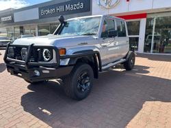 2025 Toyota Landcruiser GXL GDJL79R 4X4 Dual Range Silver Pearl
