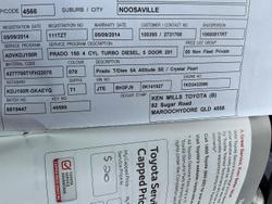 2014 Toyota
                Landcruiser Prado Altitude