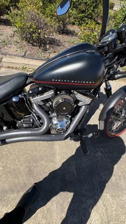 2012 Harley-davidson FXS BLACKLINE Black