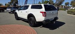 2017 Mitsubishi Triton GLS MQ MY17 4X4 Dual Range White