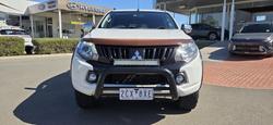 2017 Mitsubishi Triton GLS MQ MY17 4X4 Dual Range White