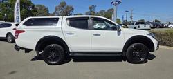 2017 Mitsubishi Triton GLS MQ MY17 4X4 Dual Range White