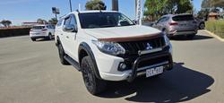 2017 Mitsubishi Triton GLS MQ MY17 4X4 Dual Range White